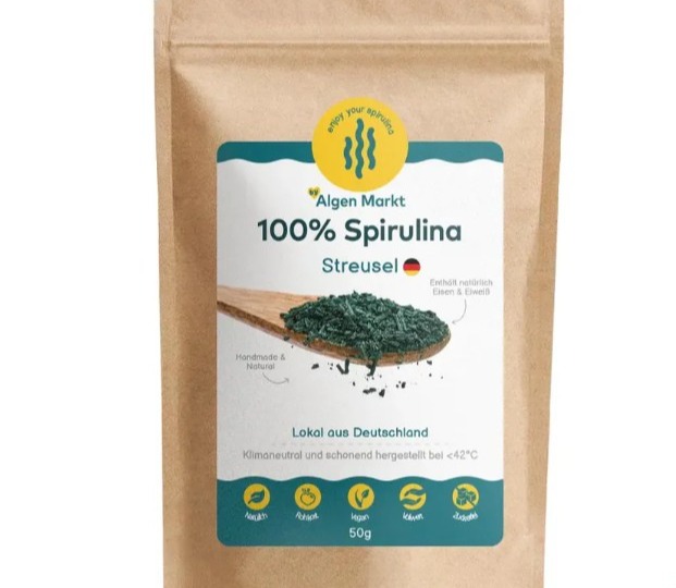 Spirulina-Streusel