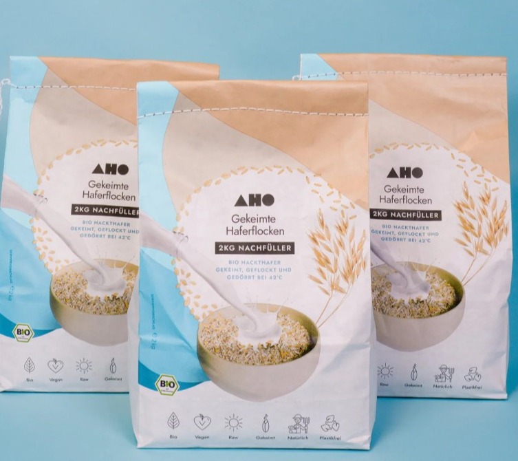 Gekeimte Haferflocken